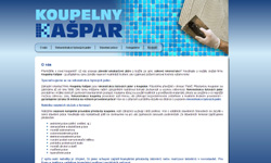 Koupelny Kašpar - rekonstrukce koupelen, stavby