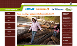 Specialista na prodej sportovních značek Teva, Merrell, Mizuno a Chaco